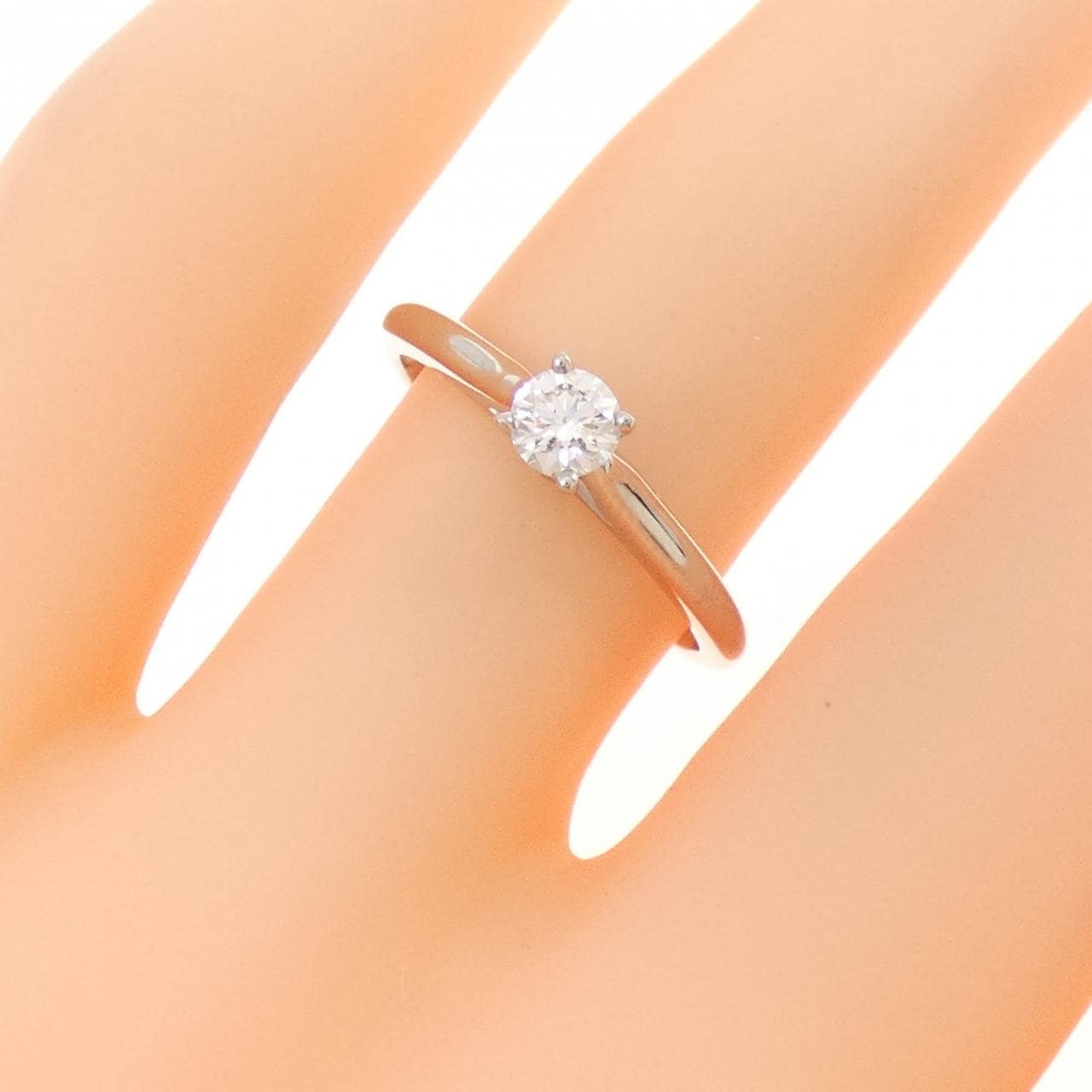 カルティエ 1895 ソリテール リング 0.19CT
