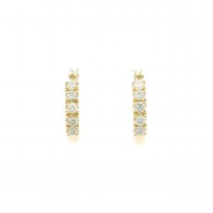 K18YG ダイヤモンド ピアス 0.32CT