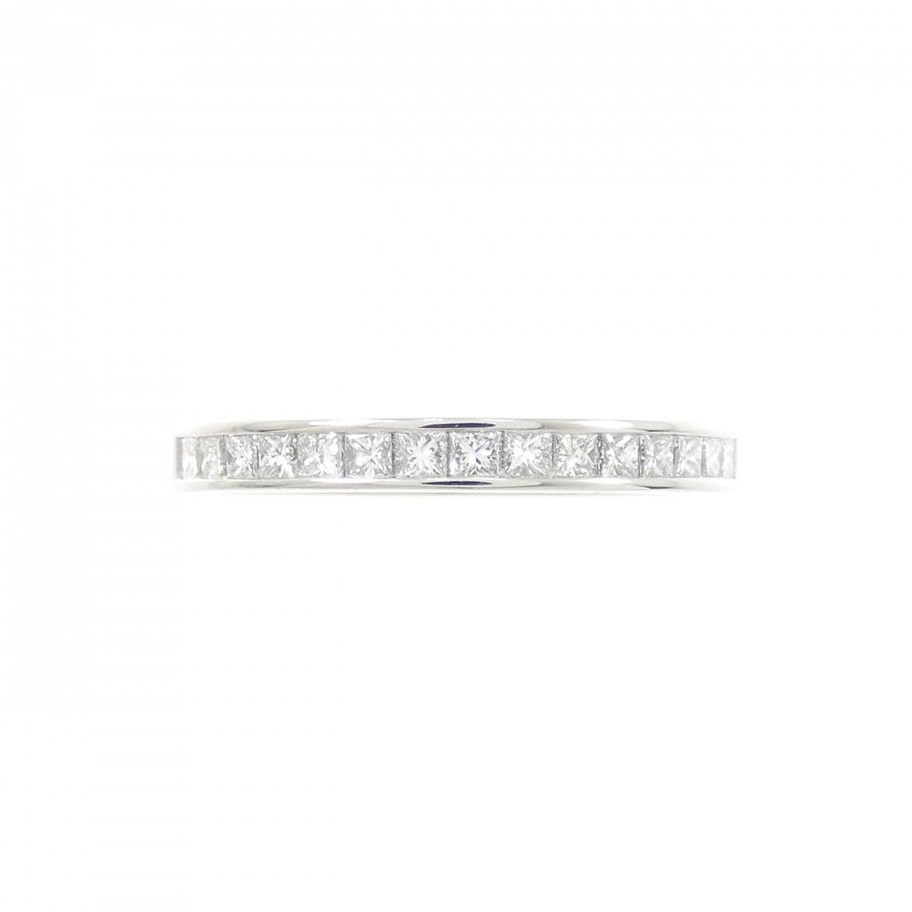 PT950 ハーフエタニティ ダイヤモンド リング 0.30CT