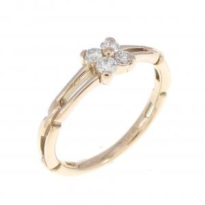 K18PG ダイヤモンド リング 0.13CT