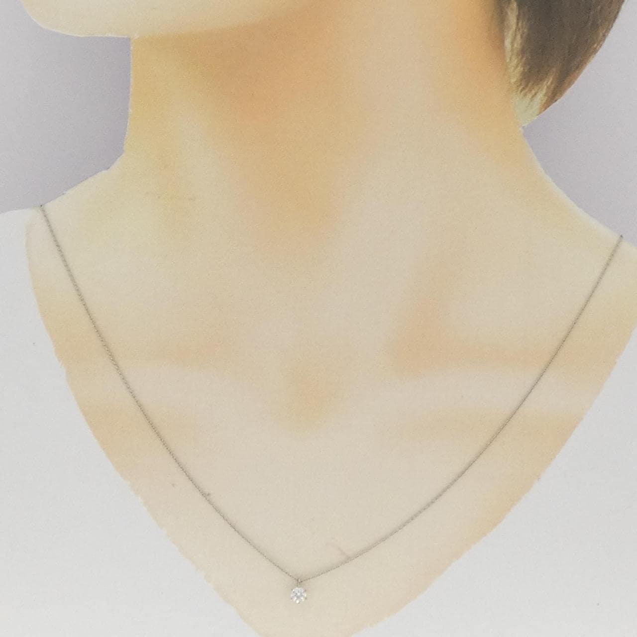 【リメイク】PT ダイヤモンド ネックレス 0.213CT E VVS1 EXT H＆C