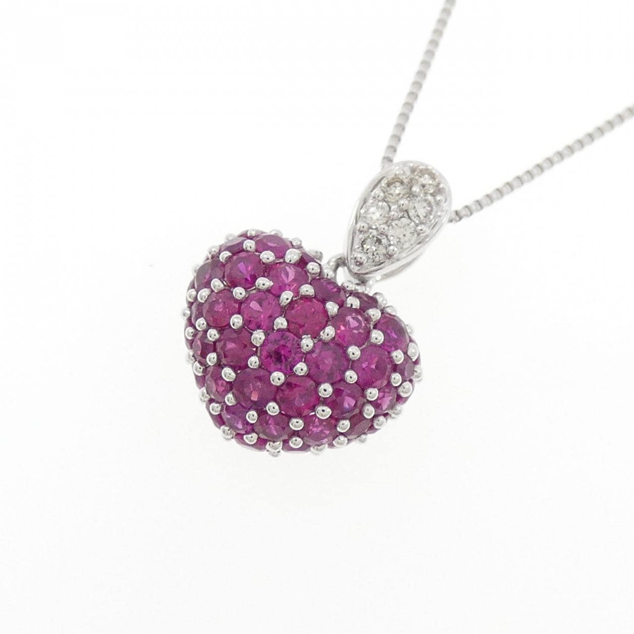 カサハラ マスミ ルビー ネックレス 0.60CT