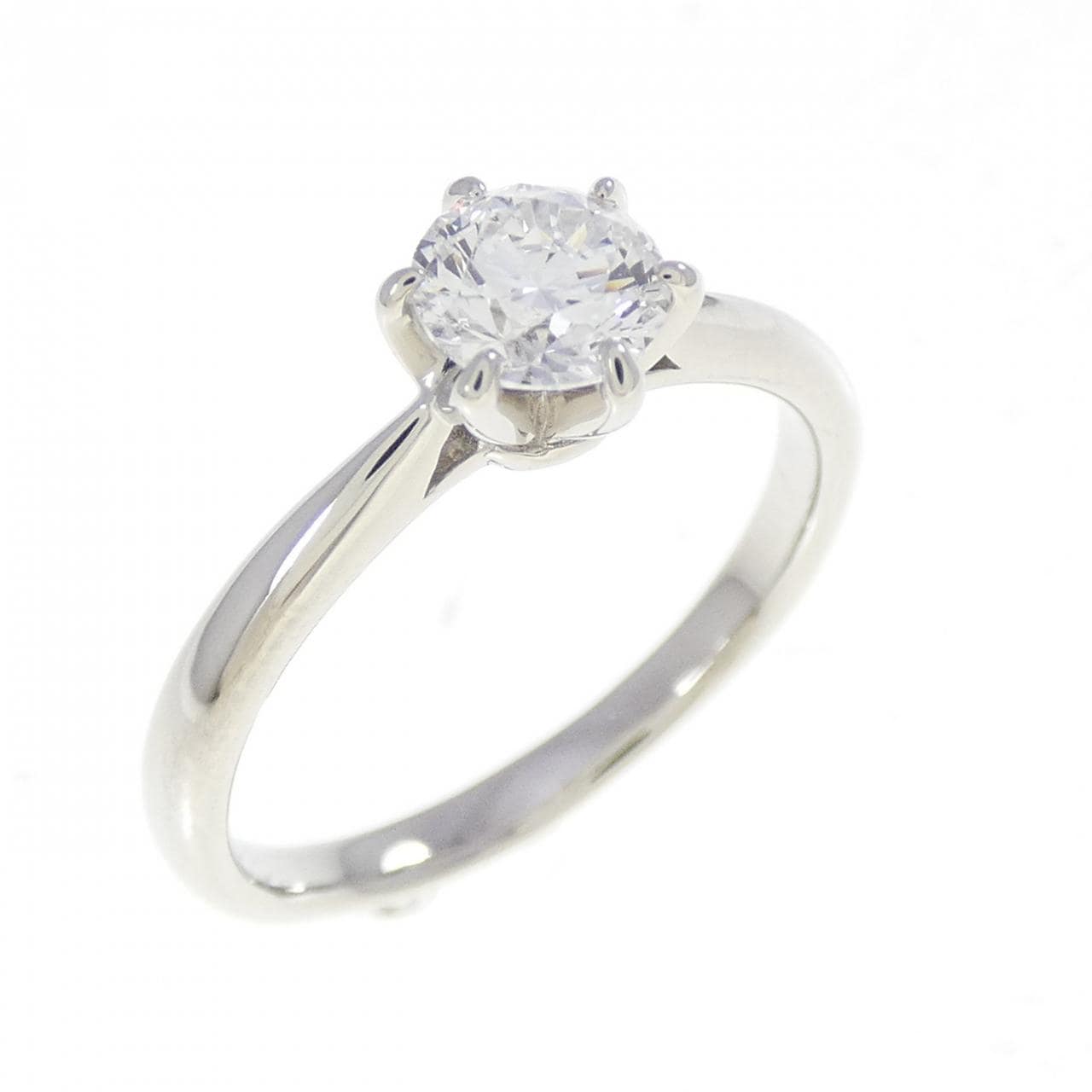 PT950 ダイヤモンド リング 0.46CT D IF 3EXT