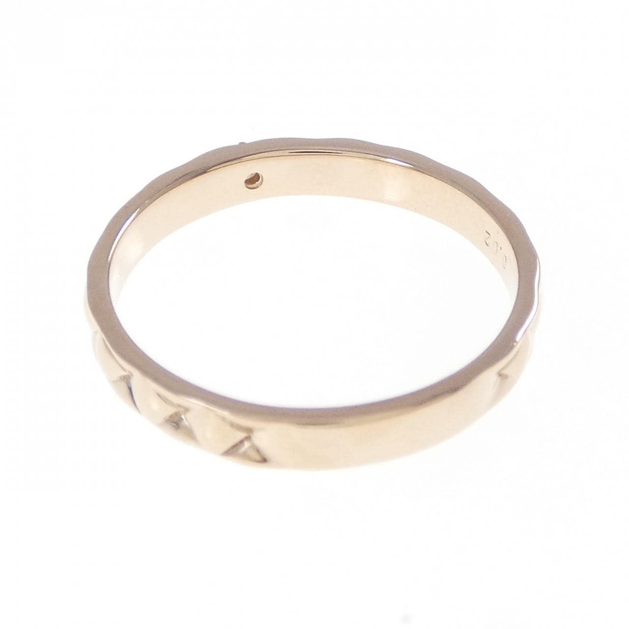 K18PG ダイヤモンド リング 0.02CT