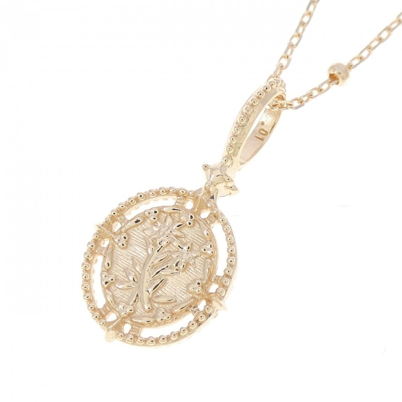 アガット ダイヤモンド ネックレス 0.01CT