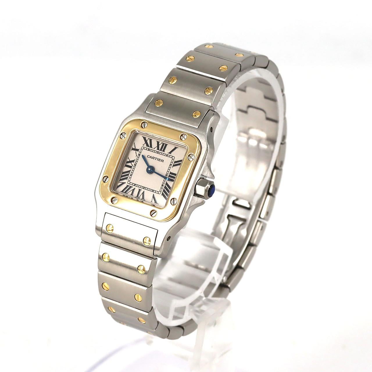 カルティエ サントスガルベSM コンビ W20012C4 SSxYG クォーツ