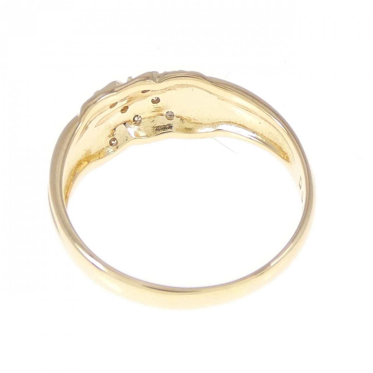 K18YG ダイヤモンド リング 0.08CT