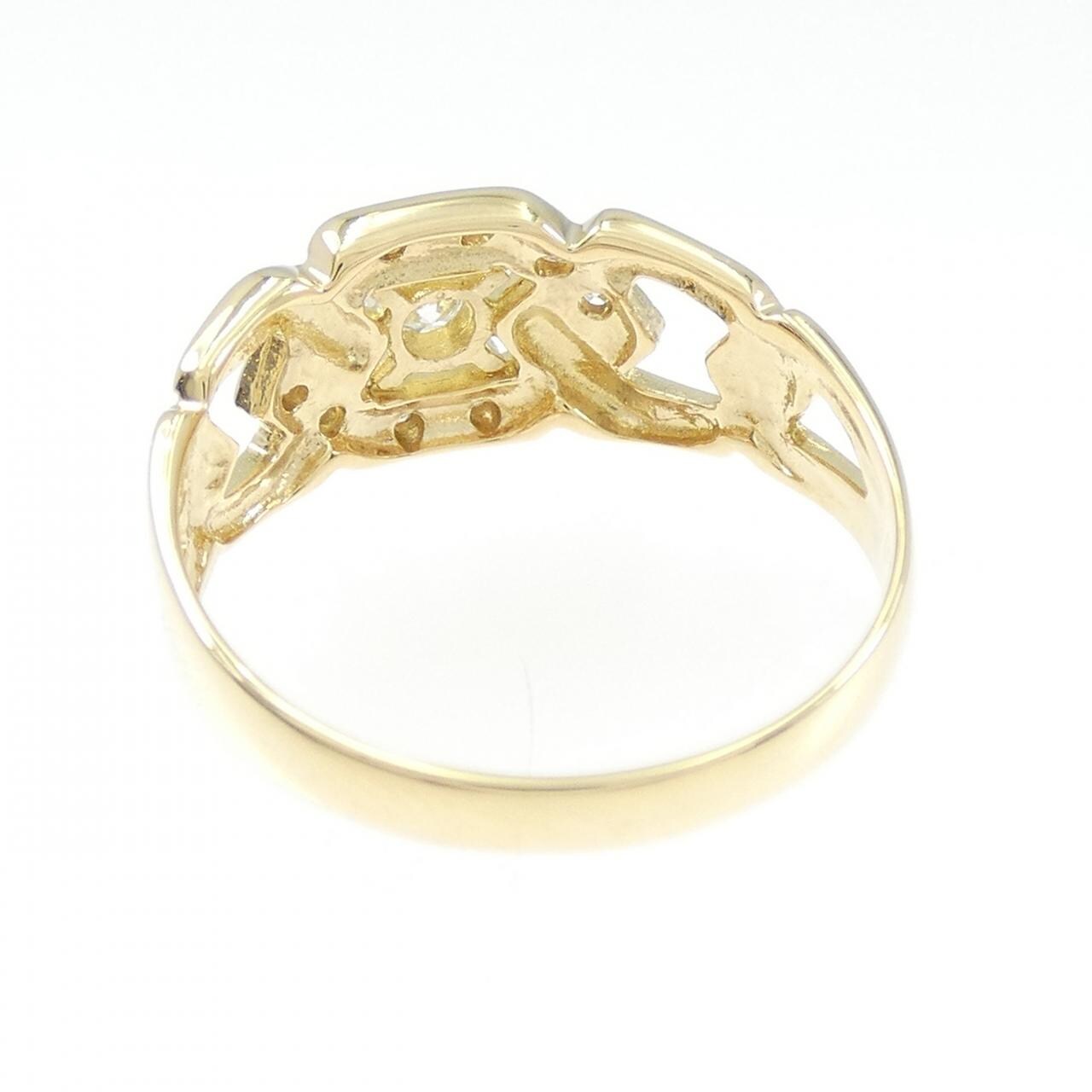 K18YG ダイヤモンド リング 0.10CT