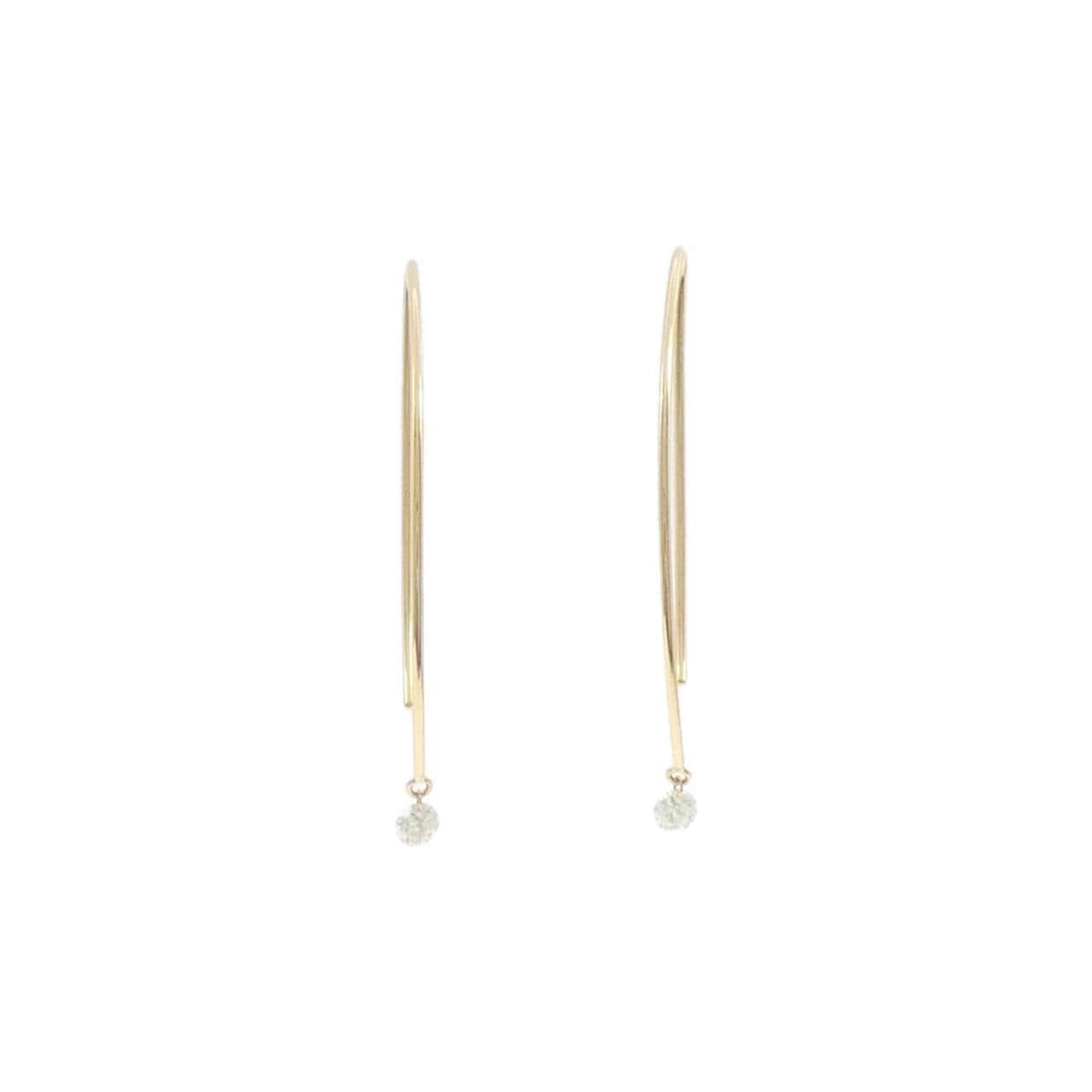 アーカー ベアリーフ ピアス 0.12CT