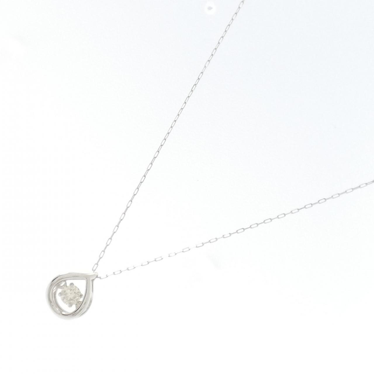 【新品】PT900 ダイヤモンド ネックレス 0.08CT