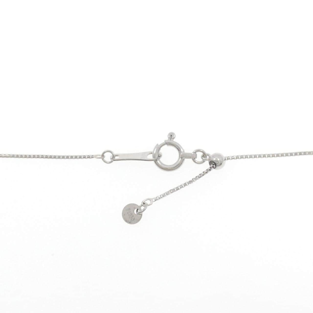 PT900/PT850 ソリティア ダイヤモンド ネックレス 0.30CT