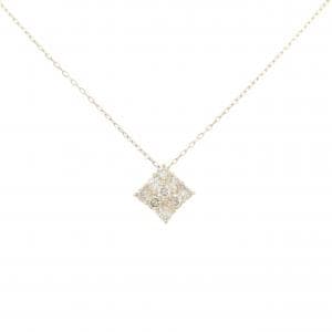 【新品】K10YG ダイヤモンド ネックレス 0.20CT