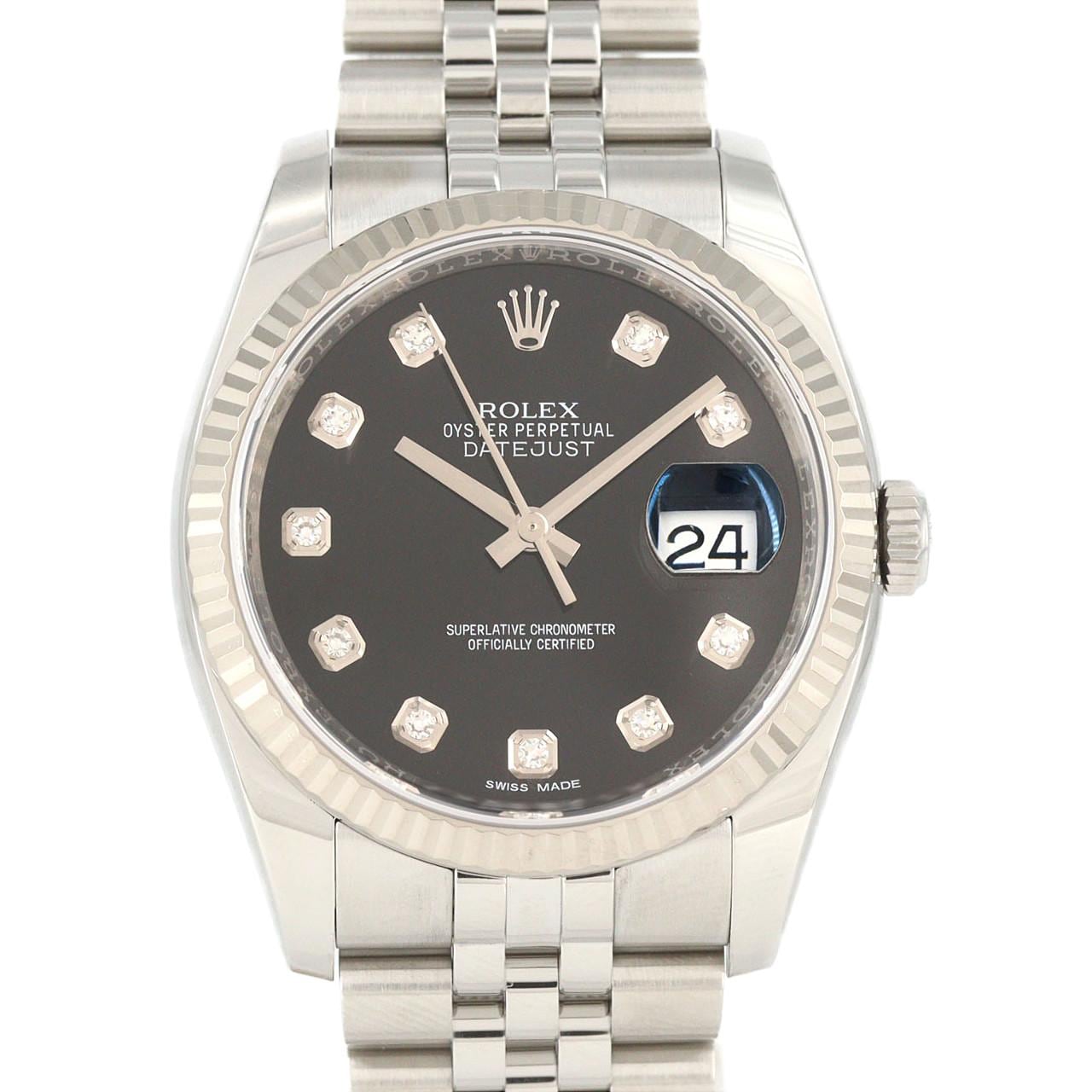 ロレックス デイトジャスト 116234G SSxWG 自動巻 ランダム番