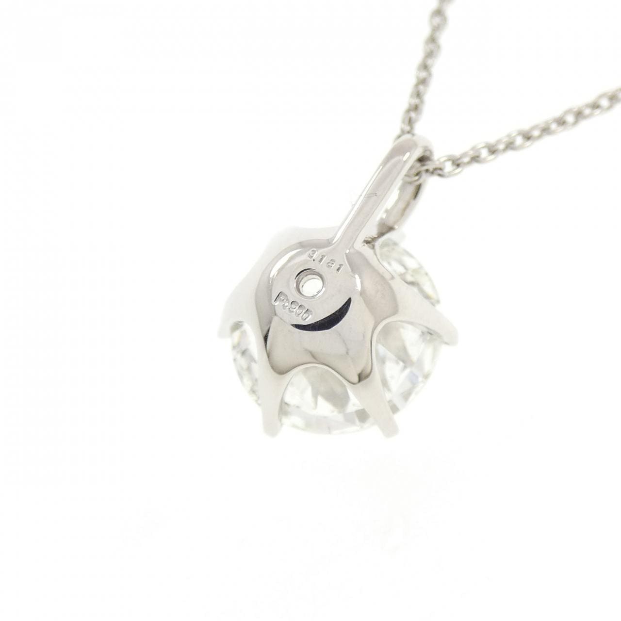 【リメイク】PT900/PT850 ダイヤモンド ネックレス 3.181CT H I1 Good