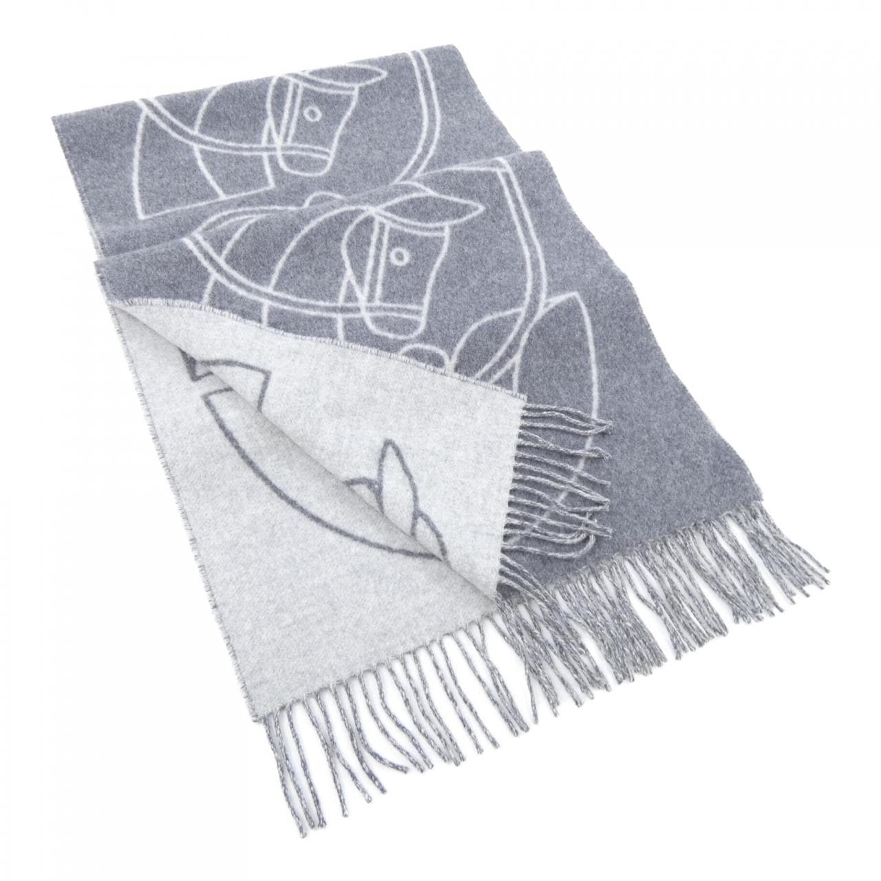 エルメス HERMES ENTRELACS EQUESTRES H253955S アントルラック・エケストル MUFFLER