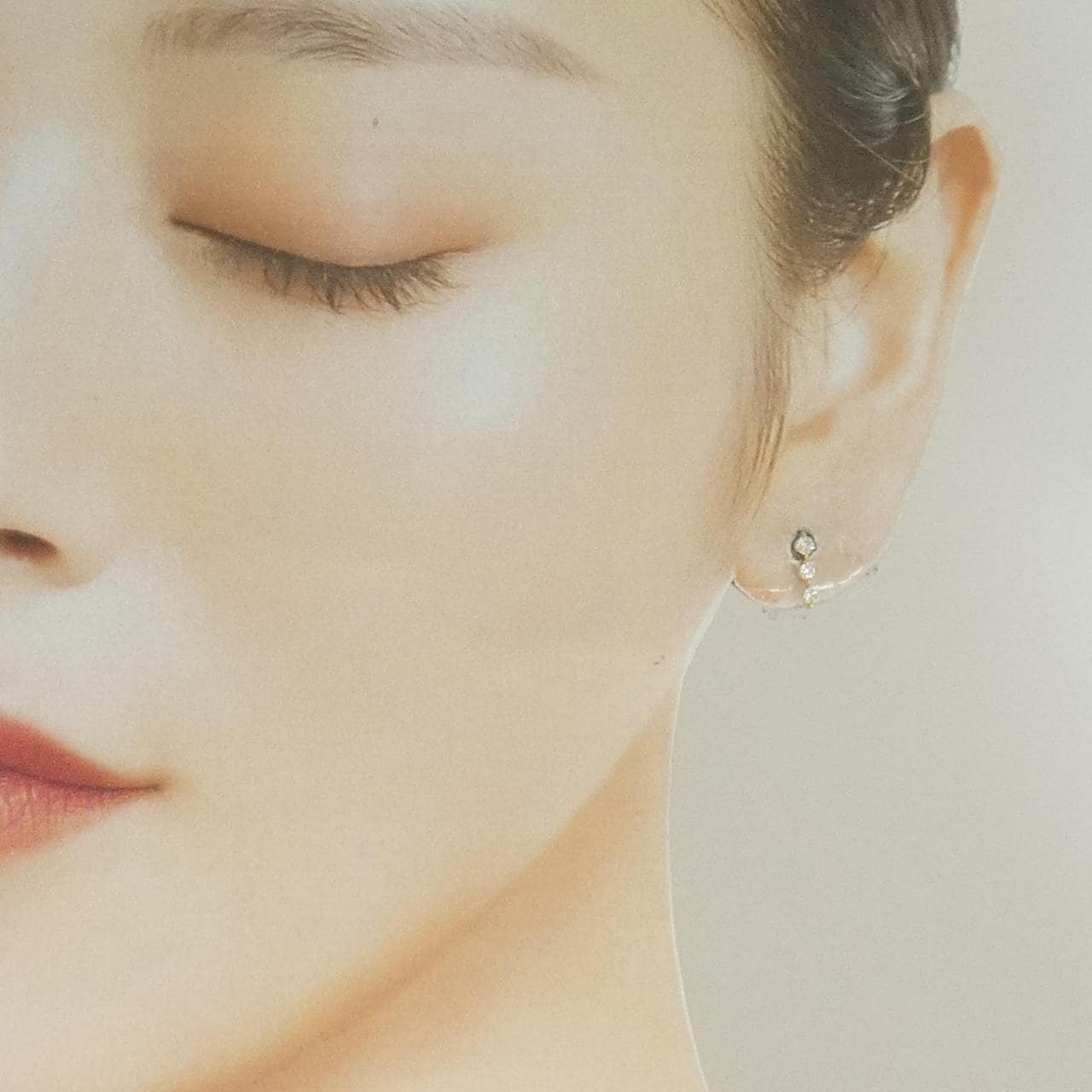 K18YG ダイヤモンド ピアス 0.20CT