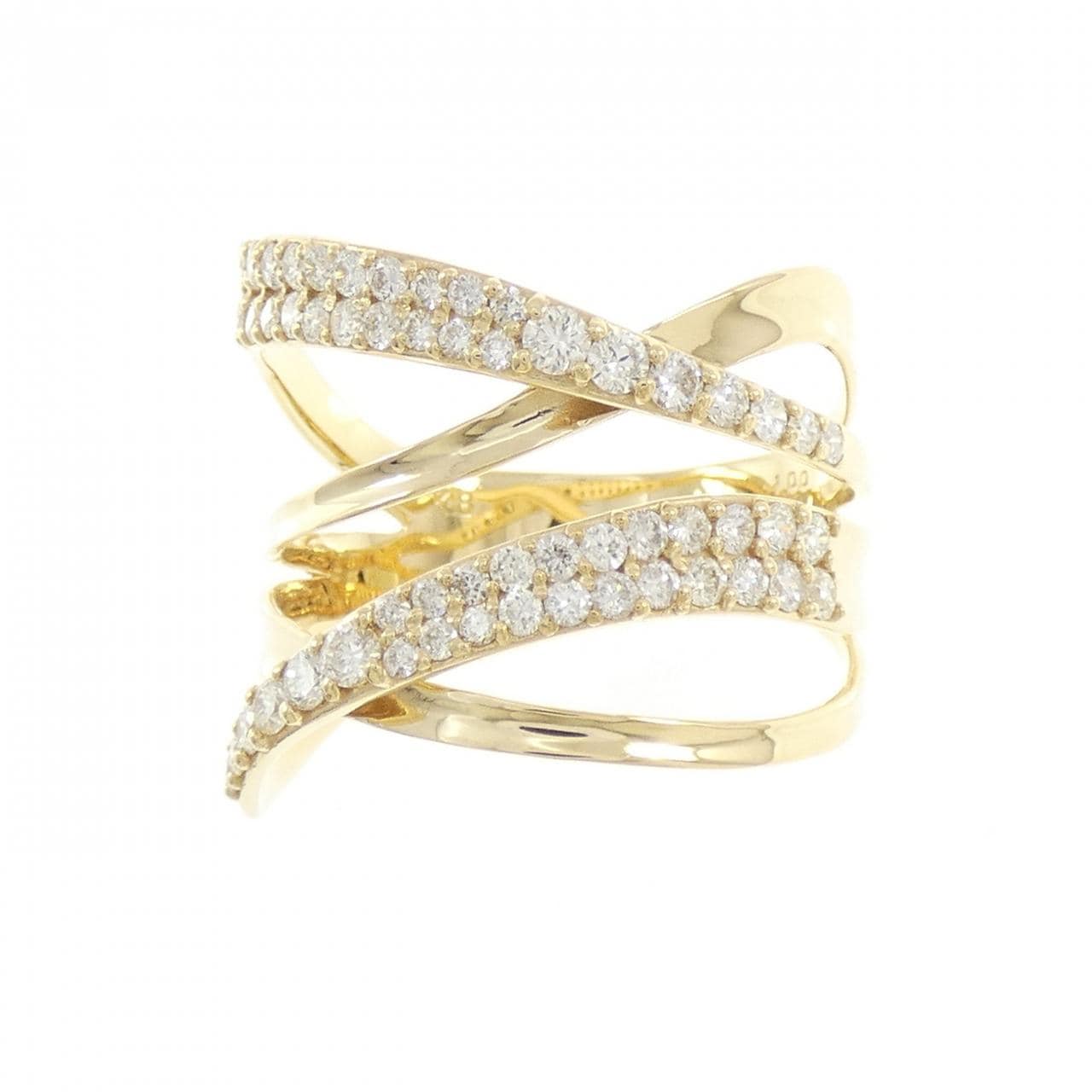 K18YG ダイヤモンド リング 1.00CT