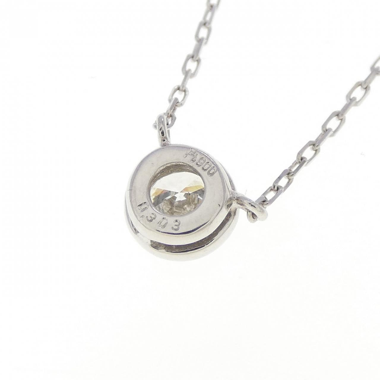 PT900/PT850 ダイヤモンド ネックレス 0.303CT