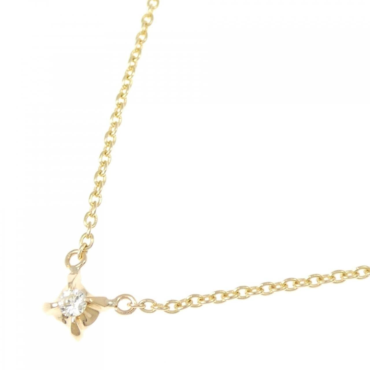 K18YG ダイヤモンド ネックレス 0.05CT