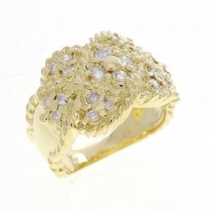 K18YG ダイヤモンド リング 0.6CT