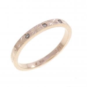 K18PG ダイヤモンド リング 0.01CT
