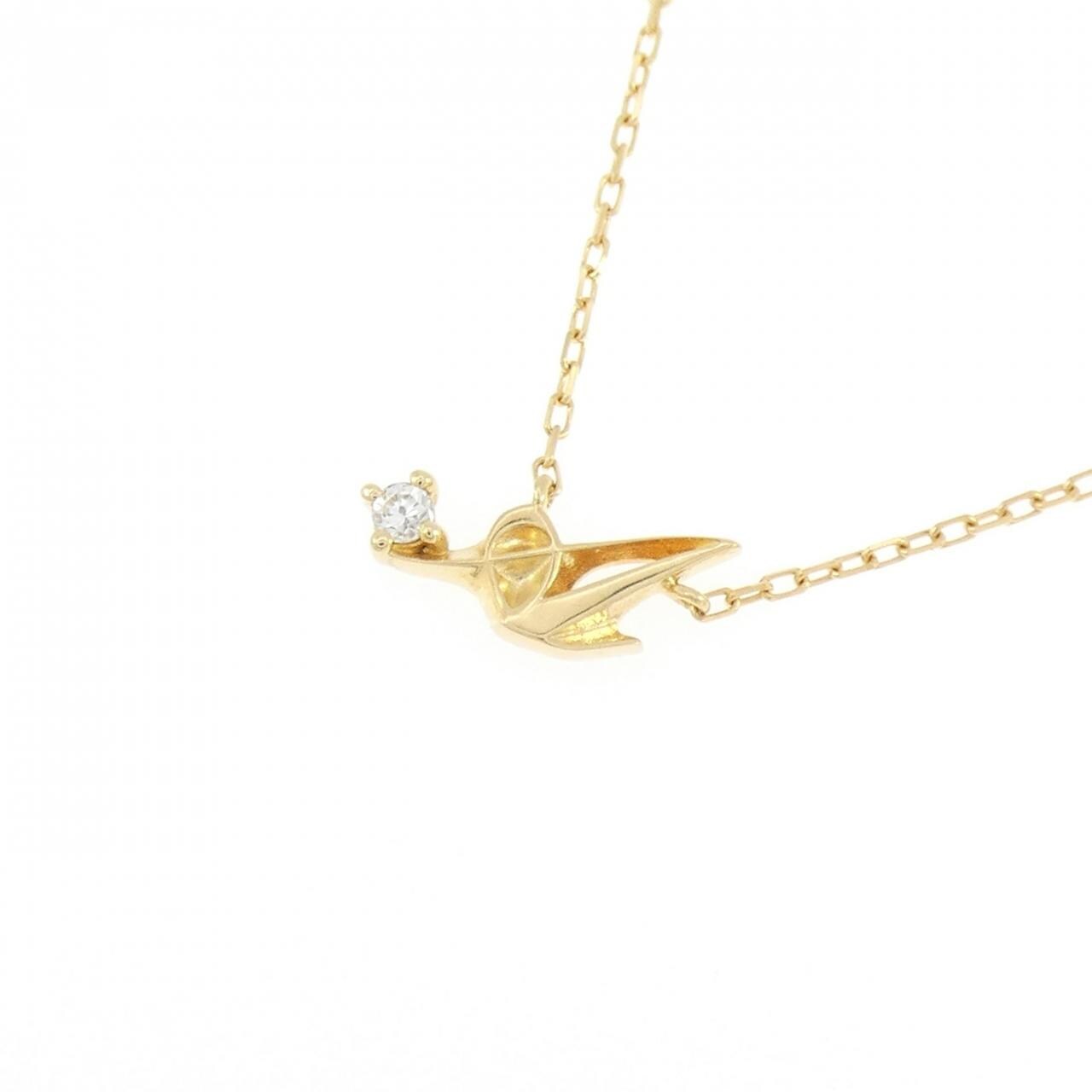 K18YG ダイヤモンド ネックレス 0.02CT