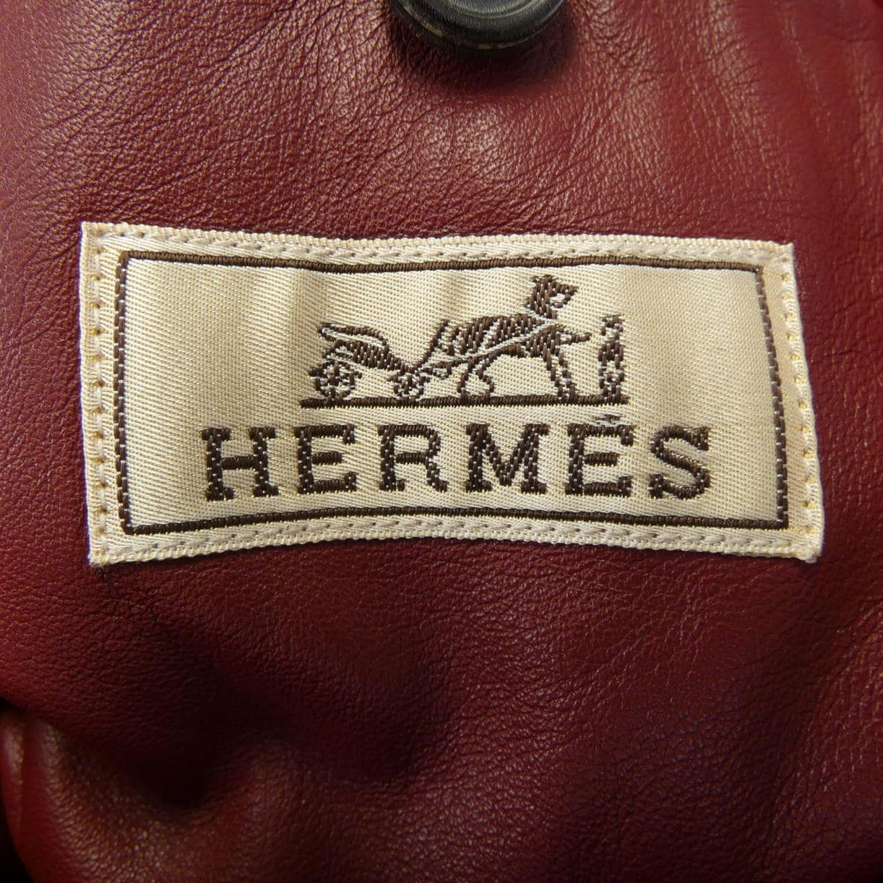 【ヴィンテージ】エルメス HERMES レザーコート