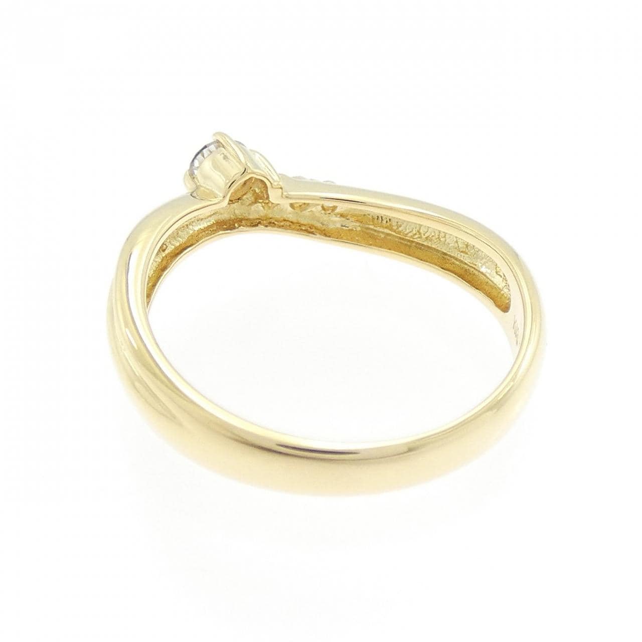 K18YG ダイヤモンド リング 0.15CT