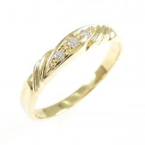 K18YG ダイヤモンド リング 0.03CT