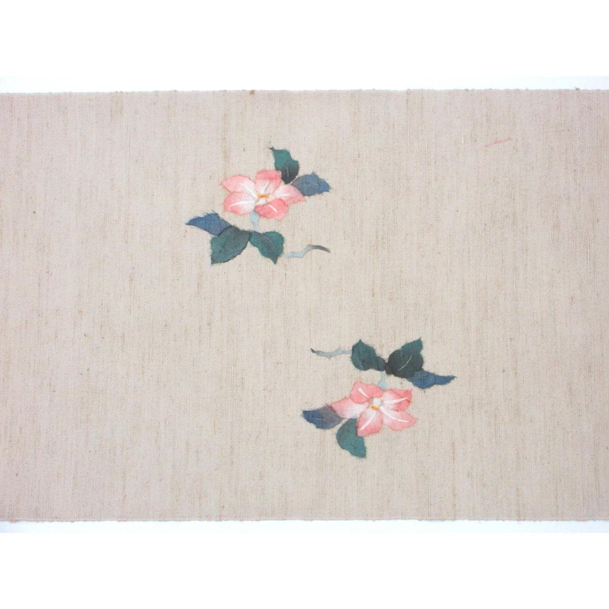 名古屋带茧绸和纸碎纸画