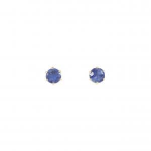 【新品】K18YG サファイヤ ピアス 0.20CT