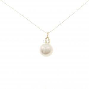 K18YG 白蝶パール ネックレス 13.4mm