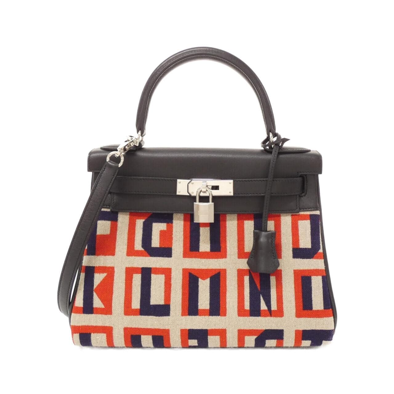 HERMES LETTRES AU CARRE Kelly 28cm 075171CK Bag
