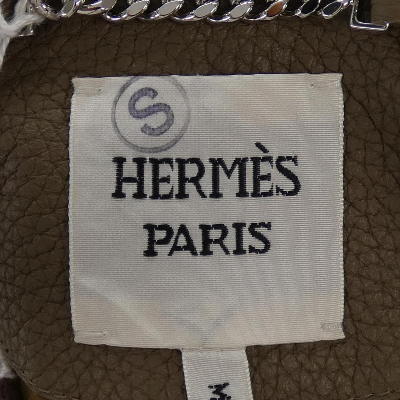 エルメス HERMES ダイヤモンドキルティング 3H1207D1 レザージャケット