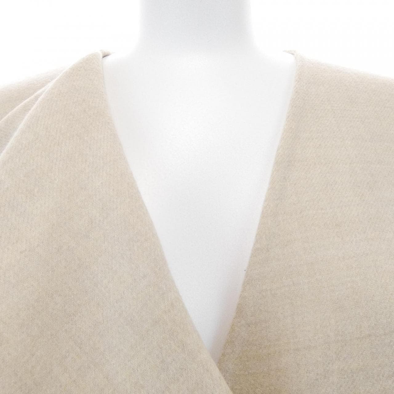 エルメス HERMES ロングジレ ドレープネック 5H0117DF ロングベスト