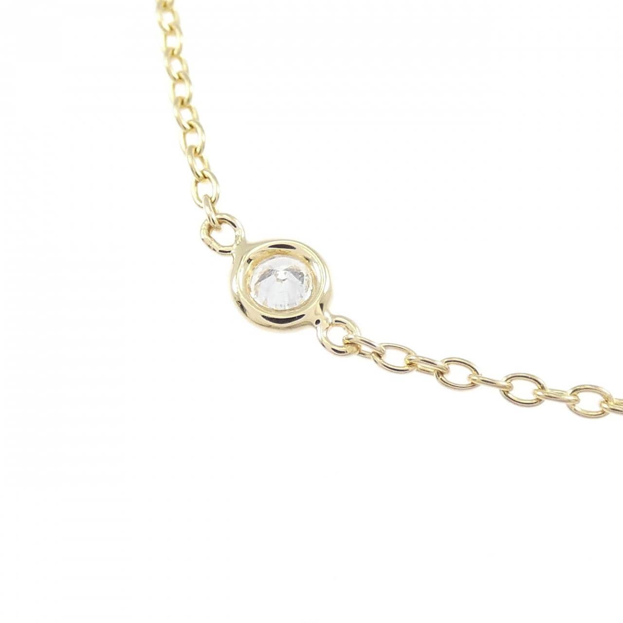 K18YG ダイヤモンド ネックレス 0.22CT