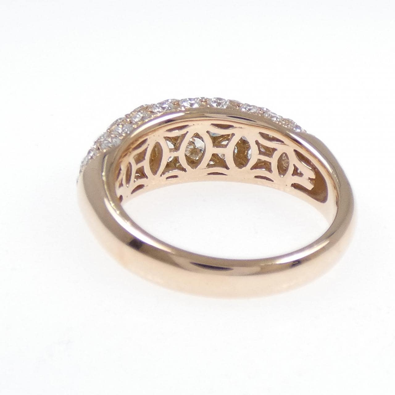K18PG パヴェ ダイヤモンド リング 2.00CT