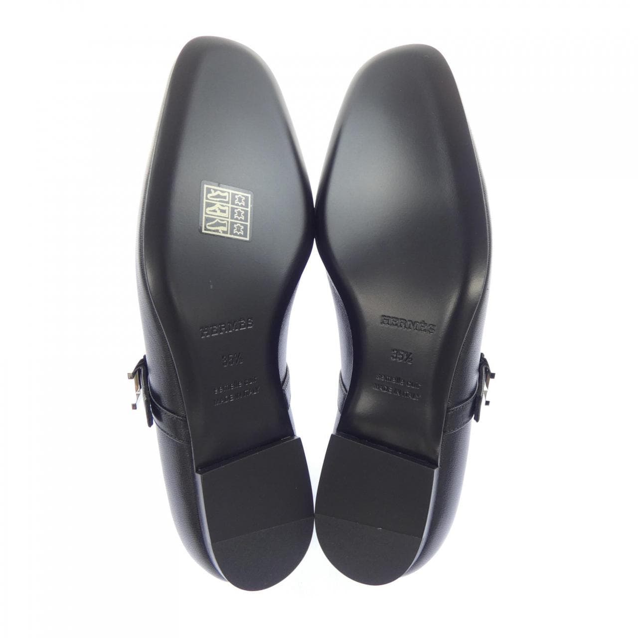 エルメス HERMES ジェーン アピバックル 242047Z フラットシューズ