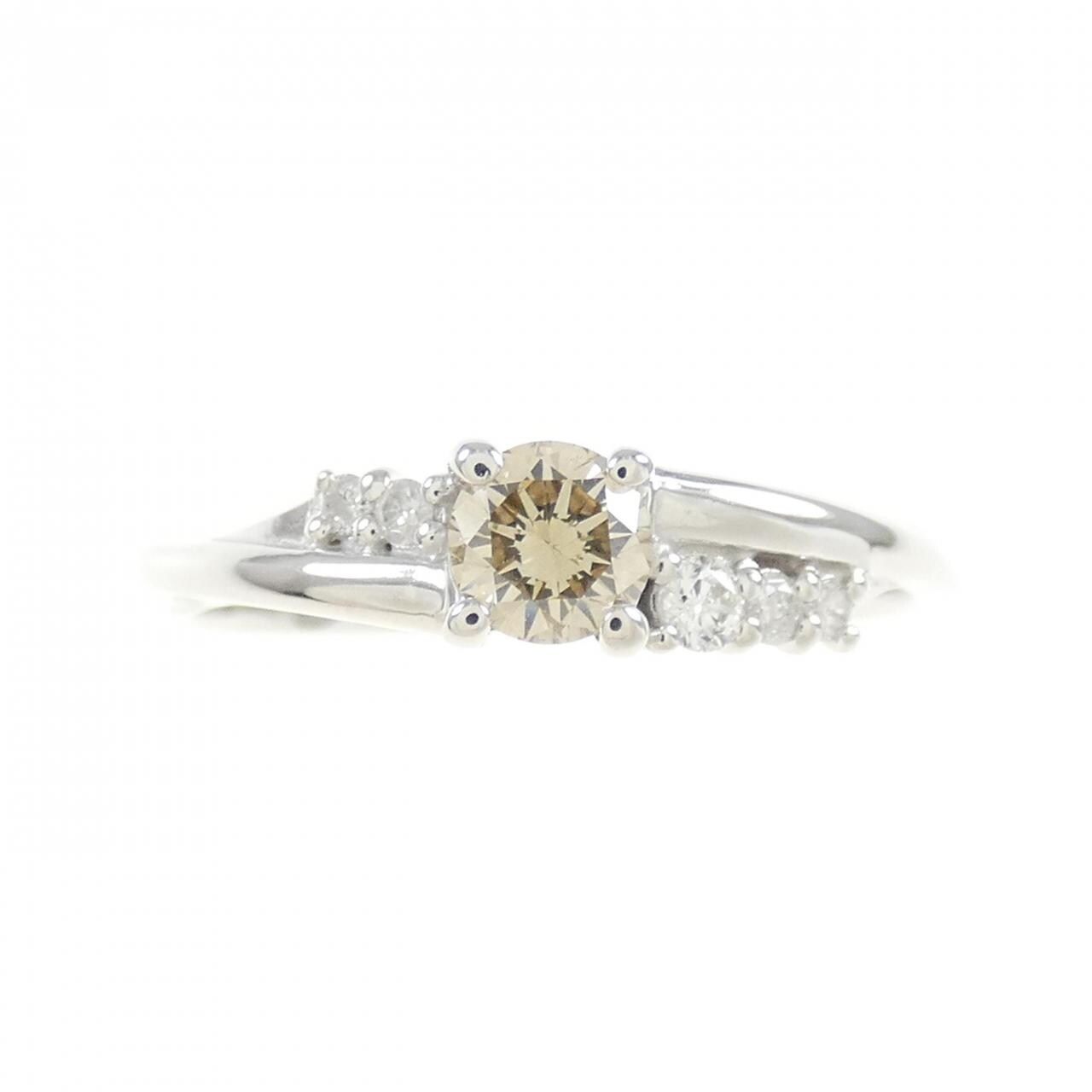 K18WG ダイヤモンド リング 0.20CT