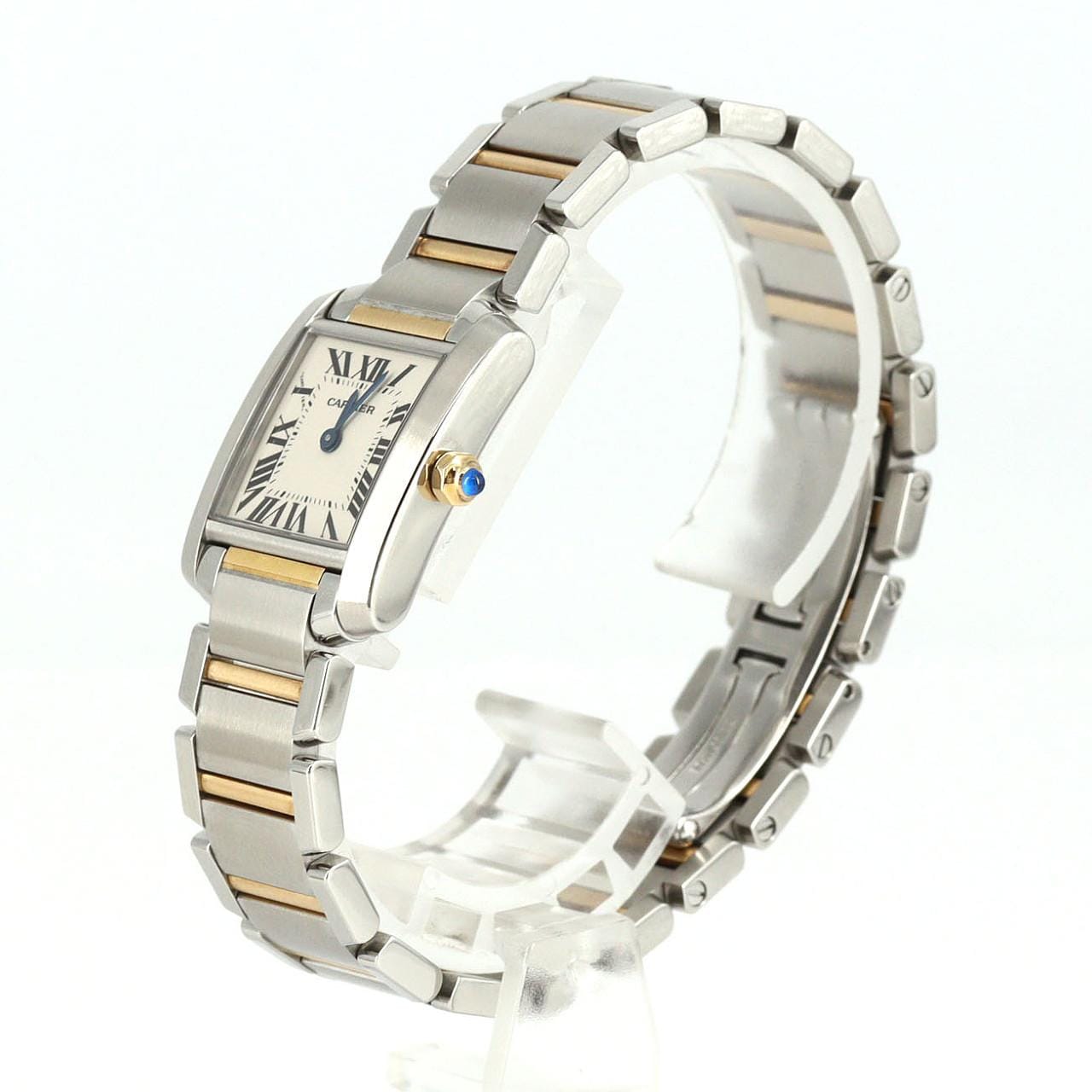 カルティエ タンクフランセーズSM コンビ W51007Q4 SSxYG クォーツ