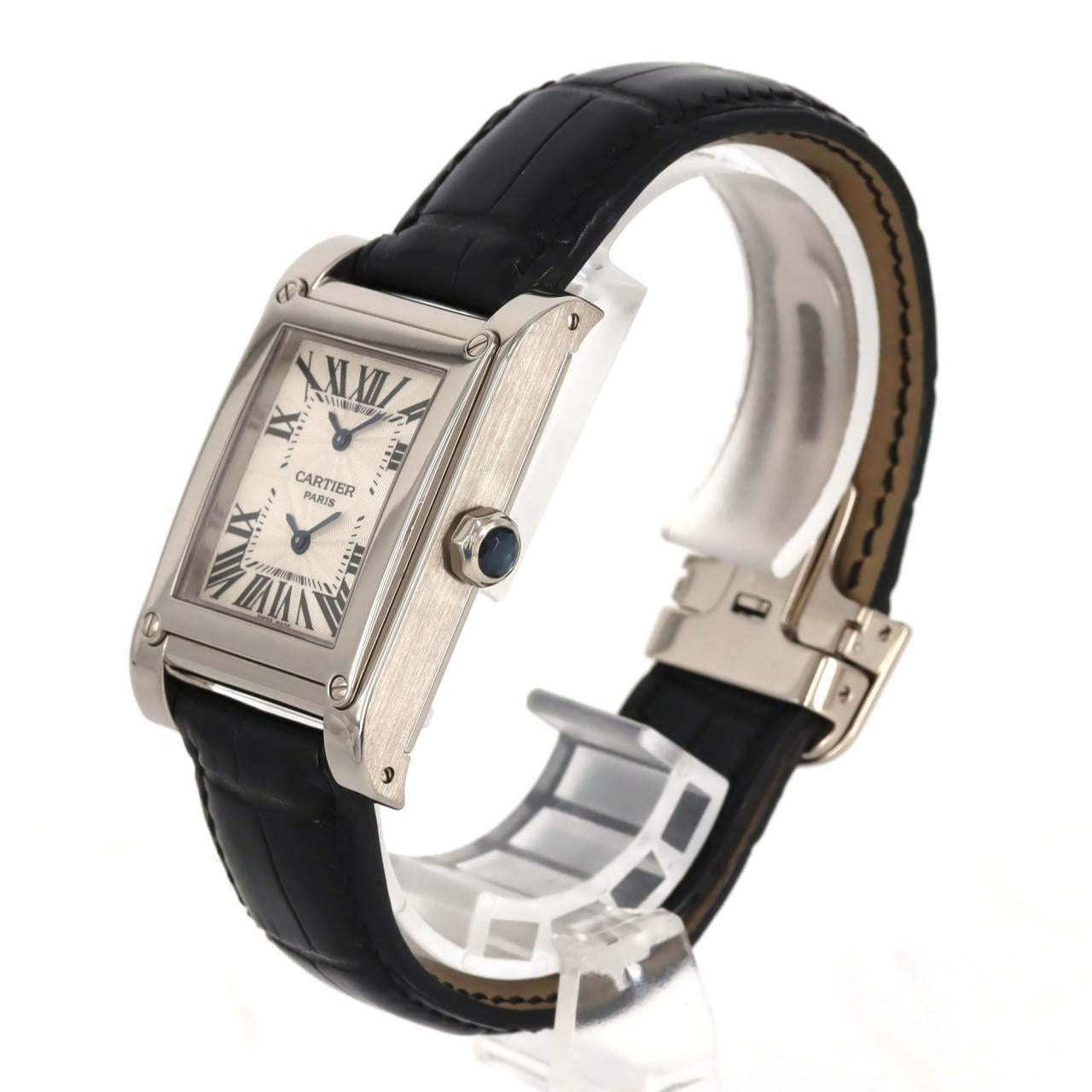 Cartier Tank Abyss 2 Time Zone WG W1534351 WG Manual Winding