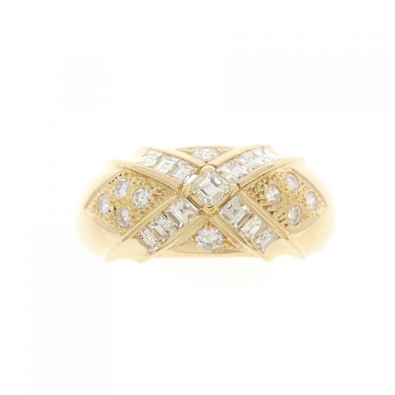 K18YG ダイヤモンド リング 0.45CT