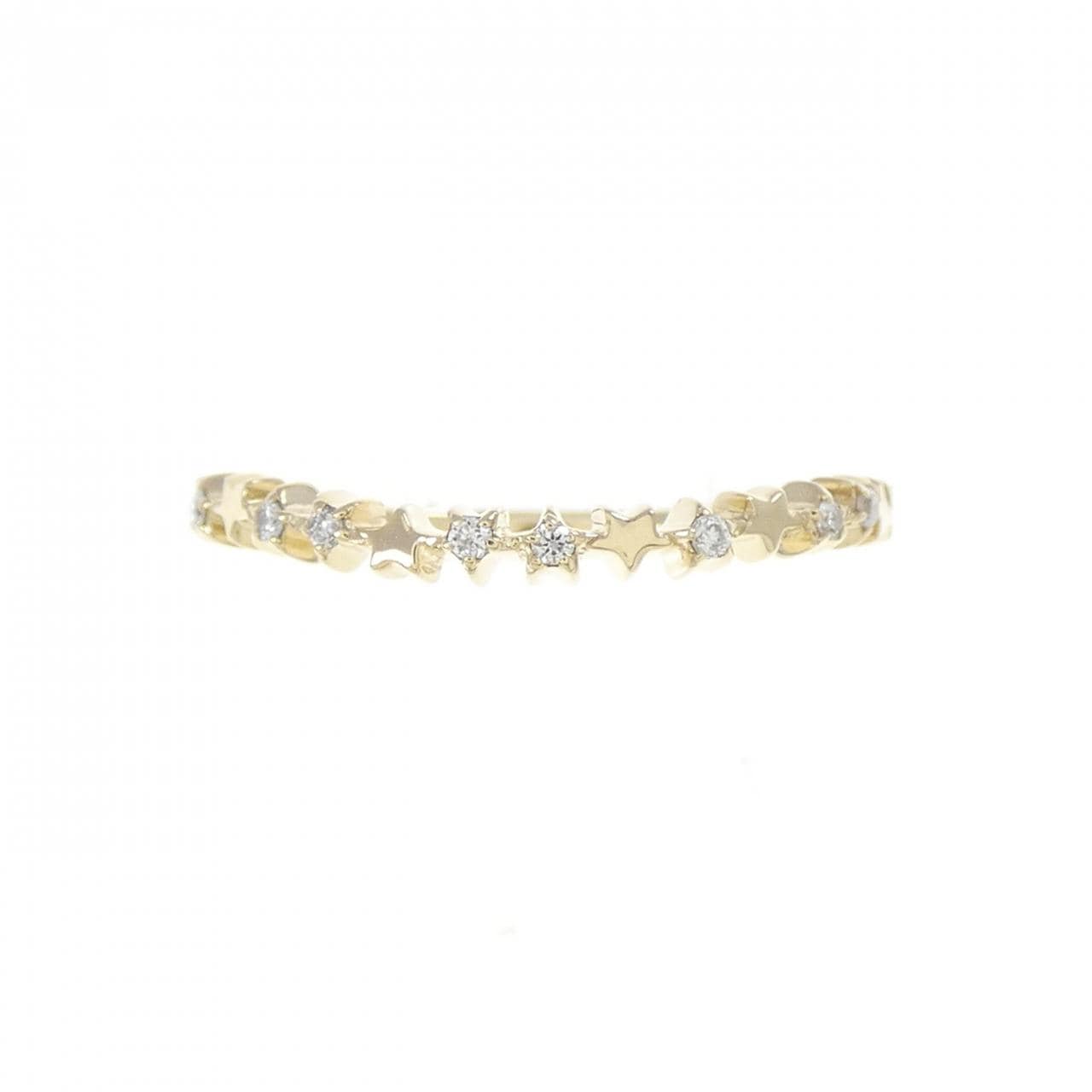 K10YG ダイヤモンド リング 0.040CT