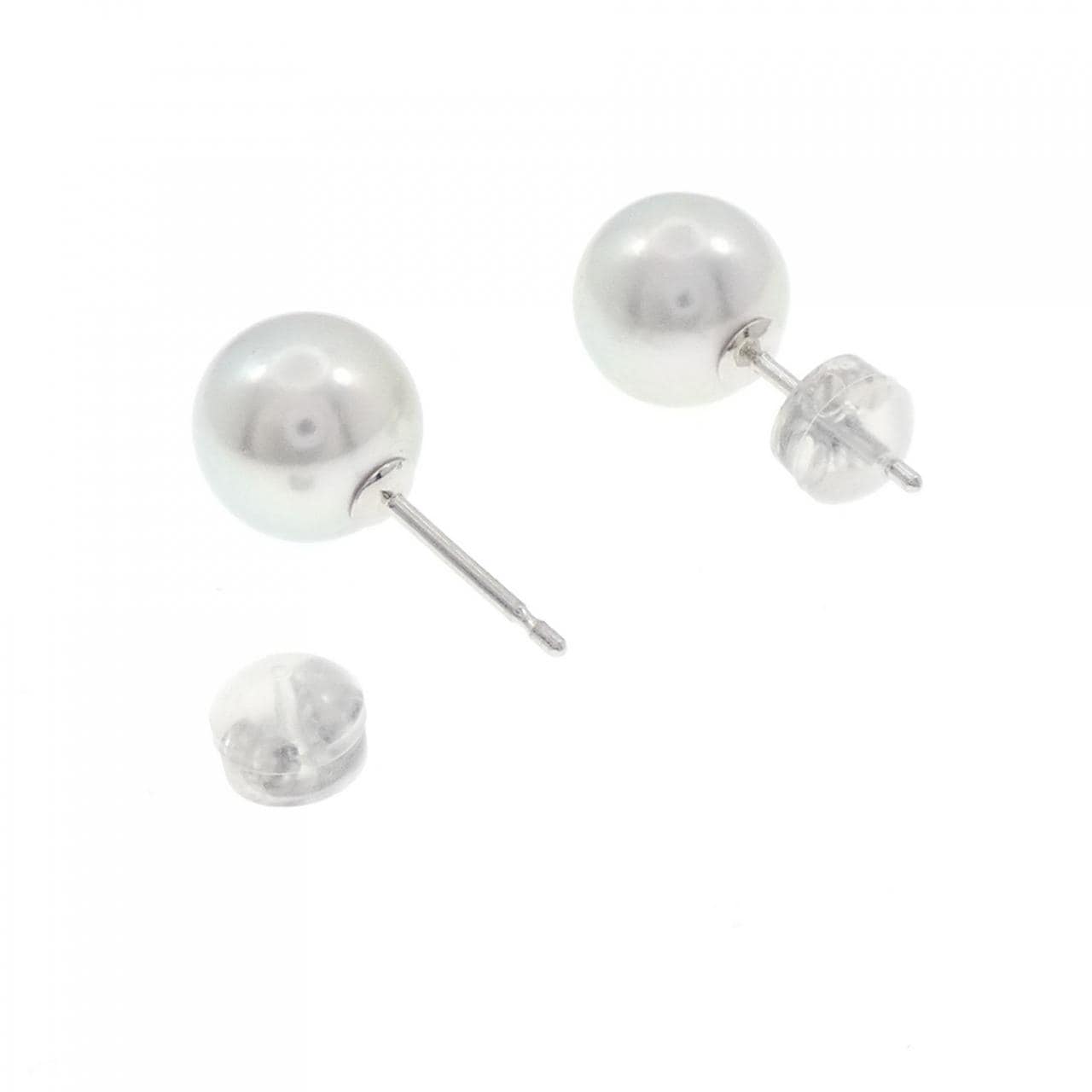 PT900 アコヤパール ピアス 9.3mm