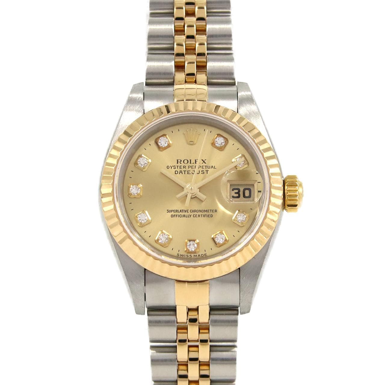 ロレックス デイトジャスト 79173G SSxYG 自動巻 P番