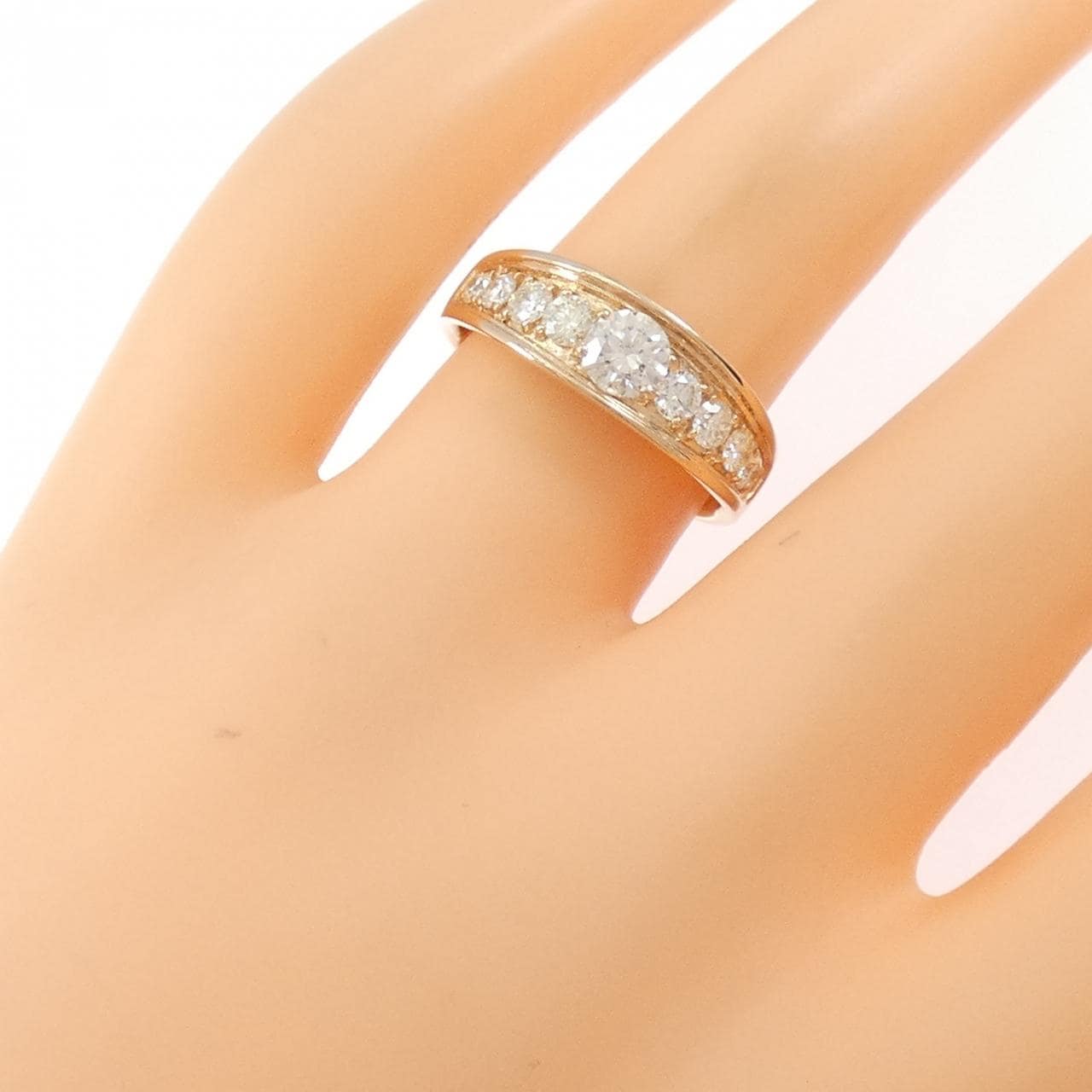 K18PG ダイヤモンド リング 0.320CT