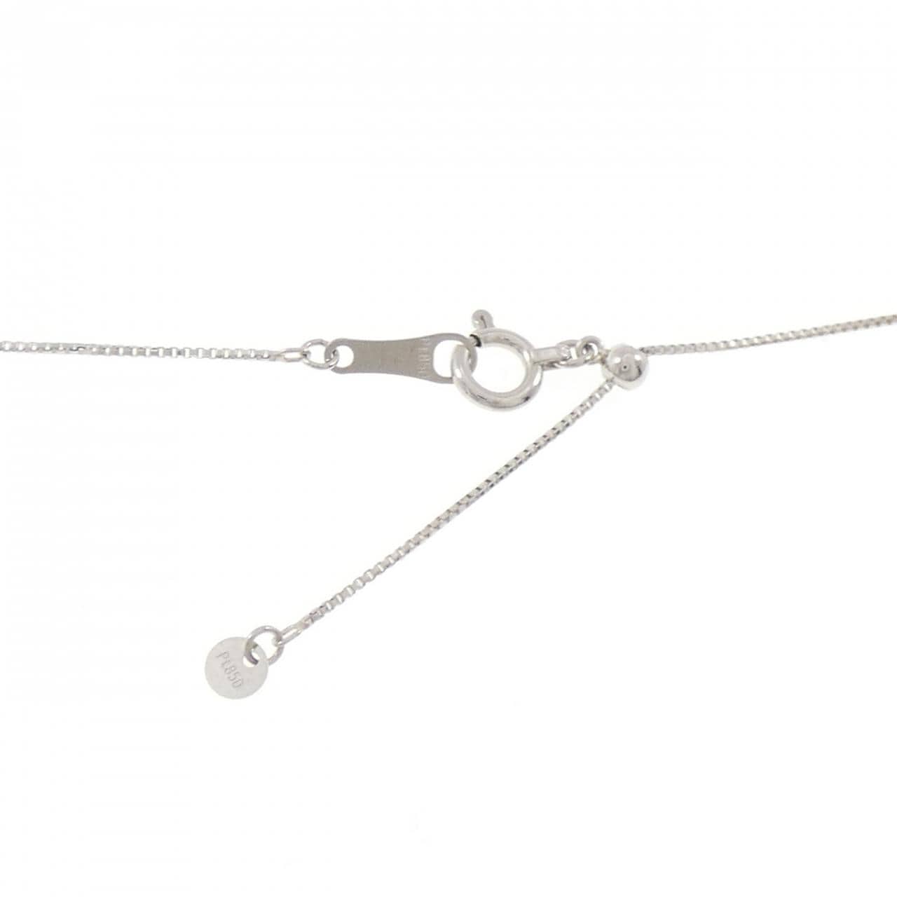 PT900/PT850 ルビー ネックレス 1.36CT