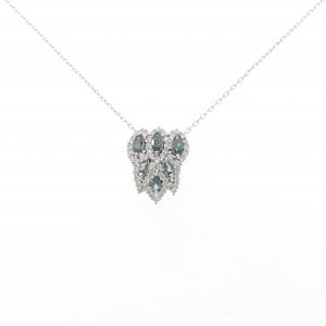 K18WG アレキサンドライト ネックレス 0.67CT