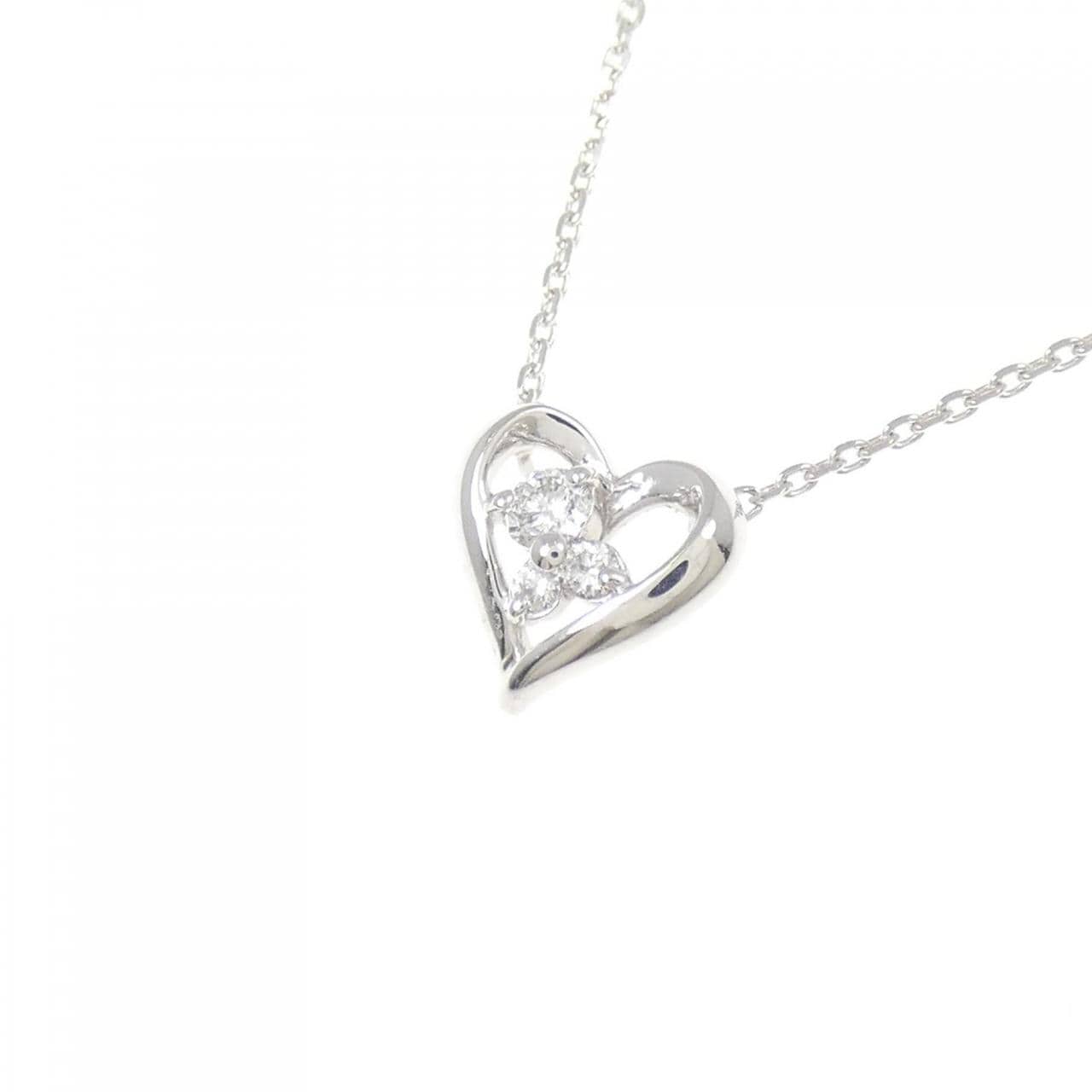 4゜C ハート ダイヤモンド ネックレス