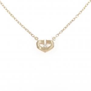 カルティエ Cハート スモール ネックレス